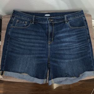 Denim shorts